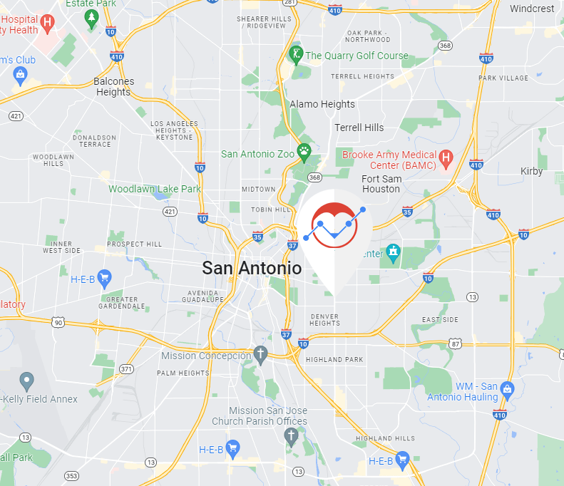 San Antonio Map